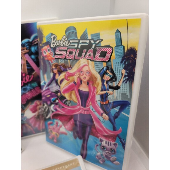 LOT OF 4 BARBIE DVDS, DIFFERENT TITLES-GOOD TO BRAND NEW SHAPE - Picture 5 of 5